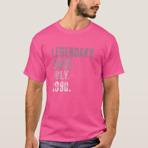 T-shirt Légendaire depuis juillet 1990 32e anniversaire Vi