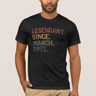T-shirt Légendaire depuis mars 1971