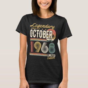 T-shirt Légendaire depuis octobre 1968 u2013 Joyeux annive