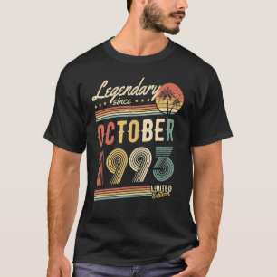 T-shirt Légendaire depuis octobre 1993 u2013 Joyeux annive