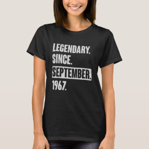T-shirt Légendaire depuis septembre 1967 55 ans 55e B