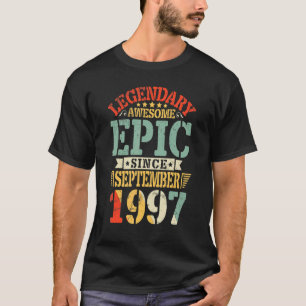 T-shirt Légendaire Épopée stupéfiante depuis septembre 199