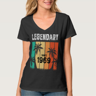 T-shirt Légendaire Hawaii 1969 53 Anniversaire D'Été Pour 
