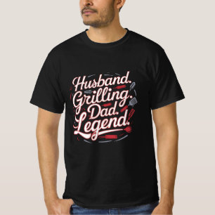 T-shirt légendaire maître grill papa