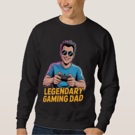 T-Shirt 'Legendärer Gamer-Vater' für Väter, die Ga Sweatshirt