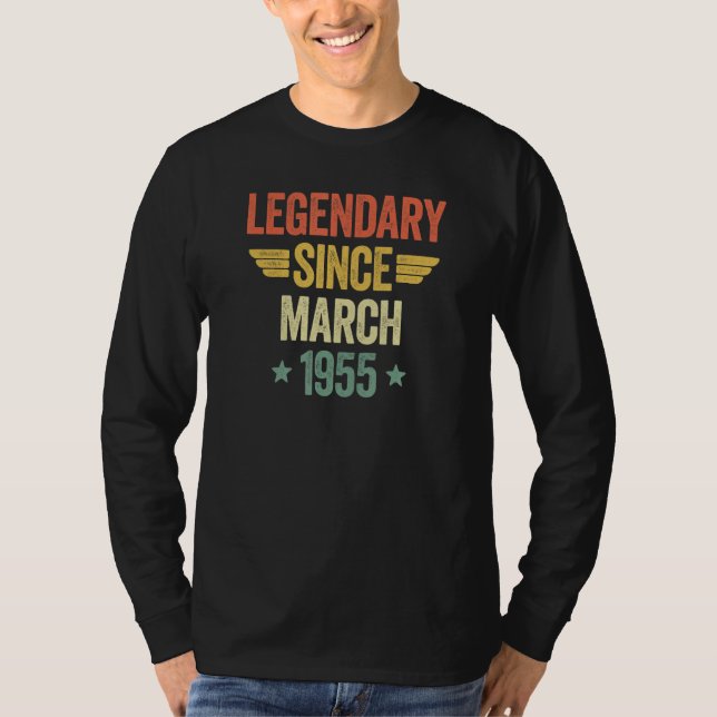 T-shirt Legendary Since March 1955 (Devant)