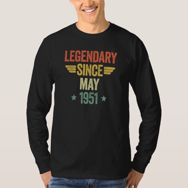 T-shirt Legendary Since May 1951 (Devant)