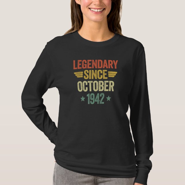 T-shirt Legendary Since October 1942 (Devant)