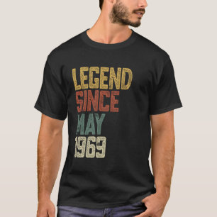 T-shirt Légende 1969 56 ans pour hommes femmes 56e anniver
