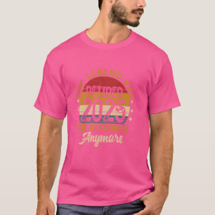 T-shirt Légende A Retraité 2025 Vintage Drôle Retraite 2