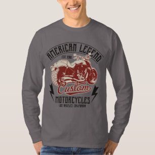 T-shirt Légende Américaine Moto Custom Los Angeles CA