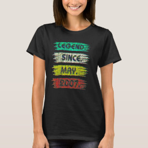 T-shirt Légende de 15 ans depuis son 15e anniversaire en m