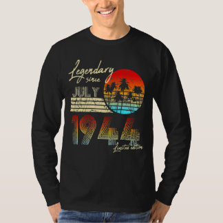 T-shirt Légende de l'anniversaire depuis juillet 1944