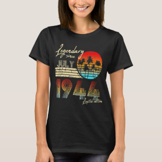 T-shirt Légende de l'anniversaire depuis juillet 1944