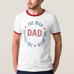 T-shirt Légende de mythe d'homme de papa personnalisable