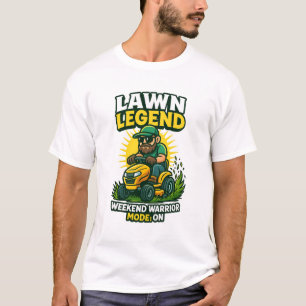 T-shirt Légende de pelouse – Mode guerrier du week-end : A