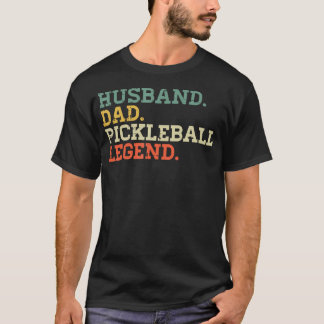 T-shirt Légende de Pickleball Papa Marié Papa