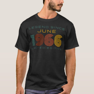T-shirt Légende depuis juin 1966, Edition Limitée Hommes