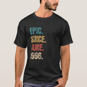 T-shirt Légende depuis juin 1996 26 ans 26e anniversaire