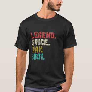 T-shirt Légende Depuis Mai 2001 20E Anniversaire 20 Ans M