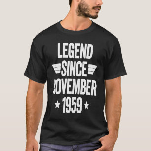 T-shirt Légende depuis novembre 1959 1