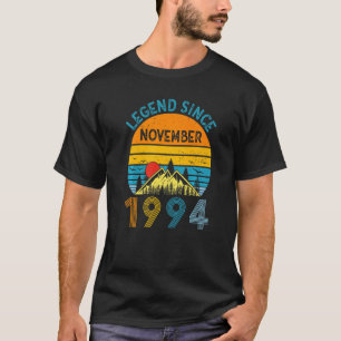 T-shirt Légende depuis novembre 1994 28e anniversaire 28 a