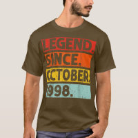 Légende depuis octobre 1998 24e anniversaire 24 an