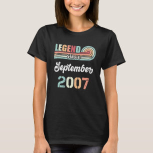 T-shirt Légende depuis septembre 2007 15 ans Vintage B
