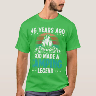 T-shirt Légende du camping âgée de Scout Anniversaire de C