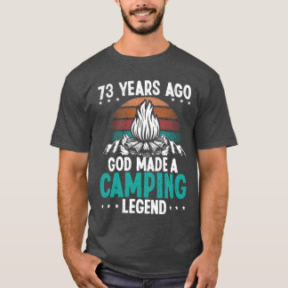 T-shirt Légende du camping de 73 ans Scout 73Anniversaire