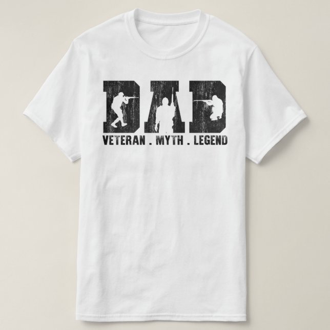 T-shirt légende du mythe papa (Design devant)