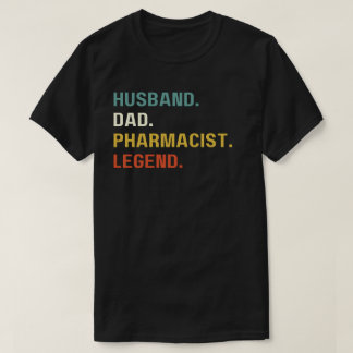 T-shirt Légende du pharmacien du père de famille, pharmaci