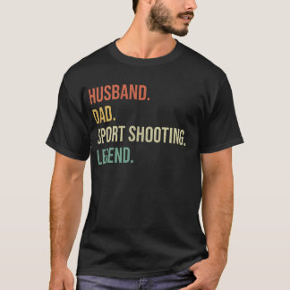 T-shirt Légende du tir sportif mari papa