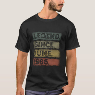 T-shirt Légende en détresse depuis juin 1986 37e