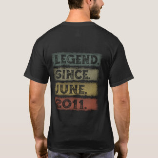 T-shirt Légende En Perte Depuis Juin 2011 12E