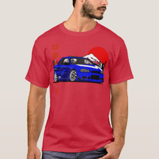 T-shirt Légende JDM Nissan Skyline GTR R34