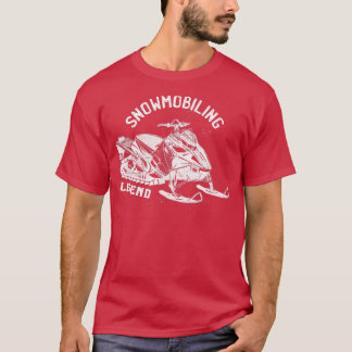 T-shirt Légende Motoneige Illustration Funn