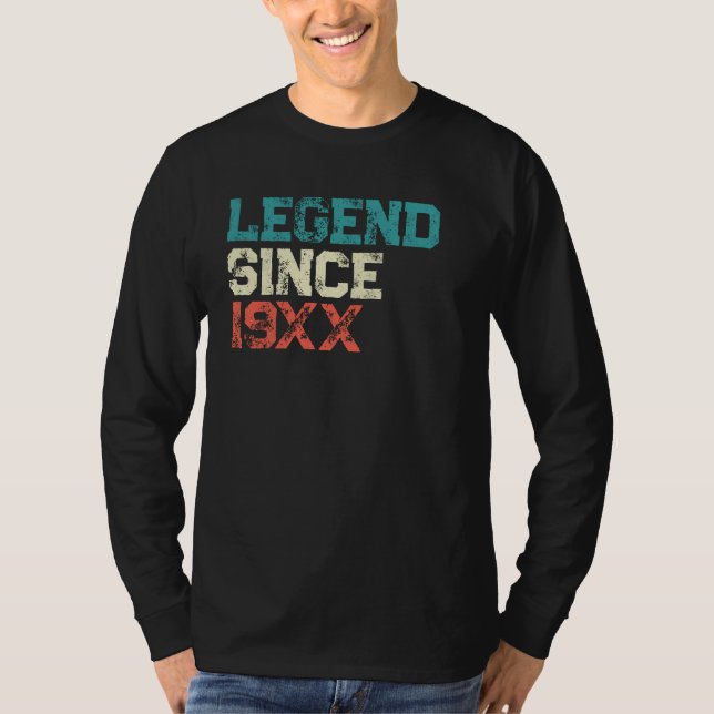 T-shirt Légende personnalisée Anniversaire (Devant)