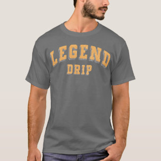 T-shirt Légende Rétro Vintage typographie Classique Gras L