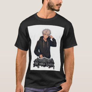 T-shirt Légende Urbaine Anime Garçon Streetwear - Graphiqu