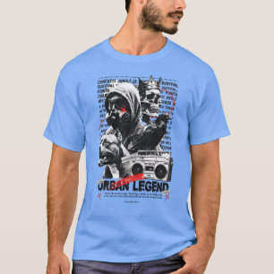 T-shirt Légende Urbaine – Couronnée par le Béton