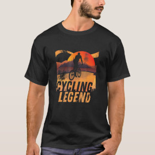 T-shirt Légende vintage du vélo - Légende du vélo Père mar