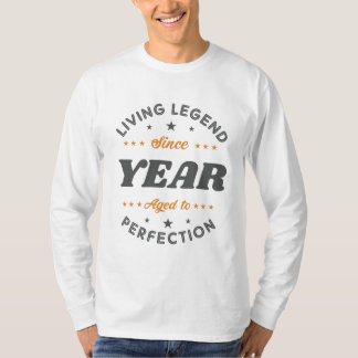 T-shirt Légende vivante Cadeau d'anniversaire | Personnali