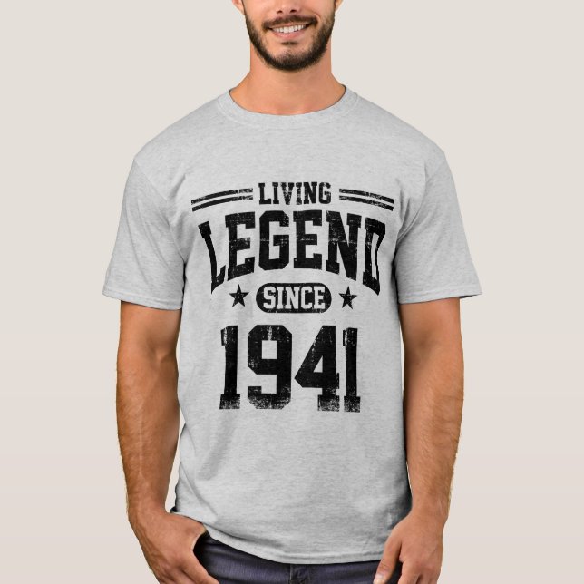 T-shirt Légende vivante depuis 1941 (Devant)