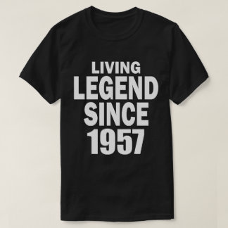 T-shirt Légende vivante depuis 1957