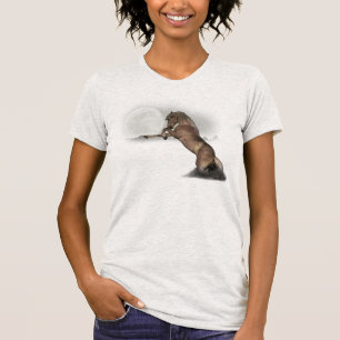 T-shirt légende Wild Mustang "Merlot"