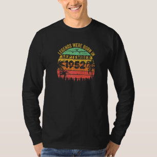 T-shirt Légendes Âgées De 70 Ans Sont Nées En Septembre 19