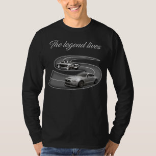 T-shirt Légendes classiques d'enthousiaste de voiture