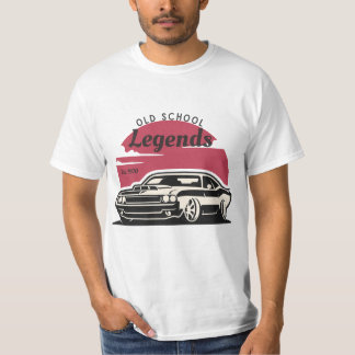 t-shirt légendes de l'ancienne école 1970