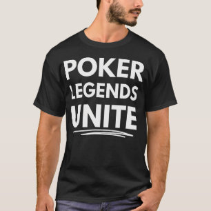 T-shirt Légendes du Poker Unies